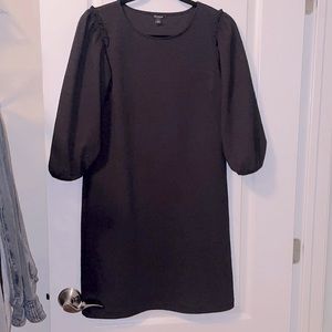 Ann Taylor Black 3/4 Sleeve Dress S